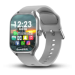 GameSir H9 Grey Smartwatch with Bluetooth, Fitness & Heart Rate Tracking Smartwatch (Grey-1 Strap, Free Size)