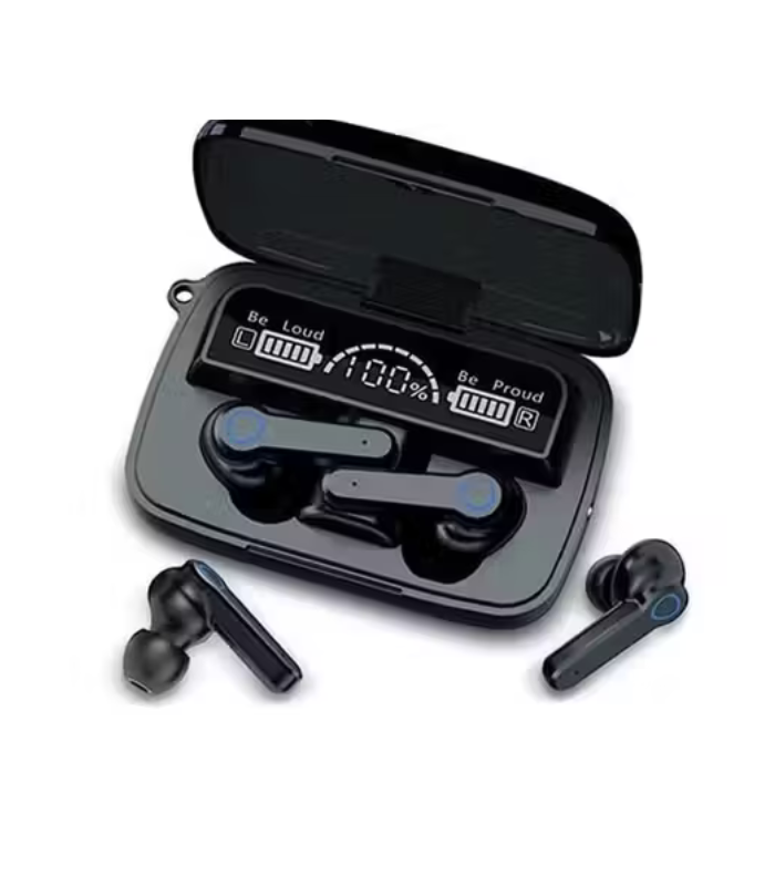 1 M19 Wireless Headphones with Giant LED Display & Built-in Emergency Phone Charger - Image 1