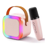 Karaoke Machine for Kids Adults, Mini Portable Blue-Tooth Karaoke Speaker