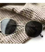 Unisex Silver Metal Square , UV Protected Mc Stan Sunglasses