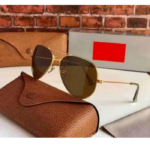 Gold Metal Frame, UV Protection, Iron man Aviator sunglasses