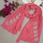 Swarovski & Pearl Embellished Pashmina Stole - Image 2