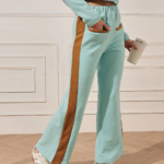 Straight Trouser - Turquoise Blue