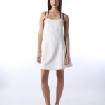 Striped Strap Mini Dress - Image 2