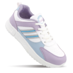Women's Sports Sneakers - White Lavender
