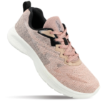 Women's Lace-up Walking Shoes - Peach