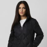 Women Black Solid Casual Jacket
