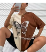 DHOISE TSHIRT FOR BUTTERFLY PATTERN
