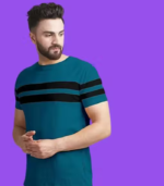 Cotton Blend Men Cotton Blend Regular Tshirts - Image 3