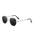Unisex Silver Metal Square , UV Protected Mc Stan Sunglasses - Image 2