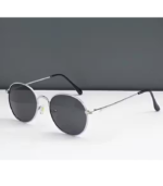 Unisex Silver Metal Square , UV Protected Mc Stan Sunglasses - Image 2