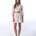 Polka Dot Tiered Mini Dress - Image 2