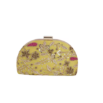 Floral Sequin & Bead Embroidered Clutch - Image 2