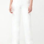 Women White High-Rise Wide Leg Jeans - Image 2