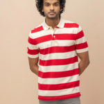 Men's Stripper Cotton Rich Polo Chilly Pepper