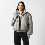 Women Beige Solid Casual Jacket - Image 2