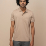 Men's Extra Long Staple Cotton Polo Desert Beige