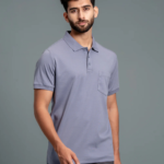 Men's Extra Long Staple Cotton Polo Amethyst Grey