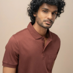 Men's Extra Long Staple Cotton Polo Rust Brown - Image 2
