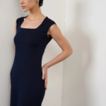 Bodycon Dress – Navy Blue - Image 2