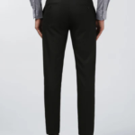 Black Solid Trouser - Luis - Image 2