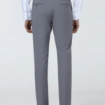 Grey Textured Trouser - Bernardo - Image 2