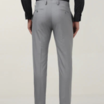 Grey Solid Trouser - Luis - Image 2