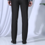 Slim Comfort B-95 Formal Black Textured Trouser - Coach - Image 2