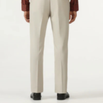 Beige Textured Trouser - Chivas - Image 2