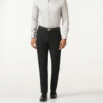 Black Must Haves Textured Trouser - Miggins