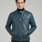 Men Green Solid Regular Fit Polyester Jackets - Image 2