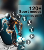 GameSir H9 Grey Smartwatch with Bluetooth, Fitness & Heart Rate Tracking Smartwatch (Grey-1 Strap, Free Size) - Image 3