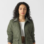 Women Olive Solid Casual Jacket