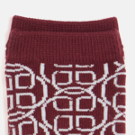 Women Red Printed Socks - Image 2