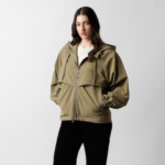 Women Olive Solid Casual Jacket - Image 2