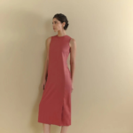 Shift Midi Dress – Pink - Image 2