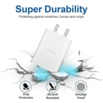 45 Watt 5 A Wall Fast Charging Mobile Charger With Detachable Cable Supports Supervooc, Vooc, Superdart, Dash, Warp Charging Tech (Red, Cable Included) - Image 3