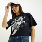 Women Round Neck Logo T-Shirt