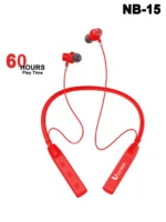 60 Hours Red Playtime Bluetooth Wireless Neckband headphones Earphone - Image 3
