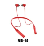60 Hours Red Playtime Bluetooth Wireless Neckband headphones Earphone - Image 4