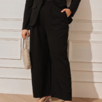 Wide Leg Trouser - Black