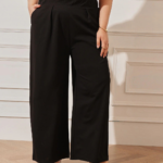 Wide Leg Trouser - Black - Image 2