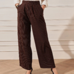 Pinstripe Trouser - Brown - Image 2