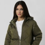 Women Olive Solid Casual Jacket