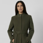 Women Olive Solid Casual Jacket