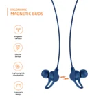 Aeroessentials In-the-ear Bluetooth Headset with Upto 12h Talktime Deep Bass - Blue - Image 3