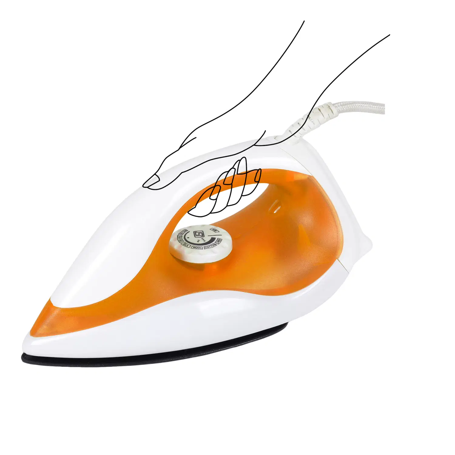 CHARTBUSTERS-BMW-ORANGE-White-1000-SDL310864548-1-b2650.webp CHARTBUSTERS BMW ORANGE White 1000 watt Dry Iron - Image 1