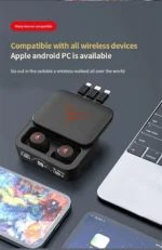 COREGENIX Power M88 Bluetooth True Wireless (TWS) In Ear 14 Hours Playback Low Latency,Powerfull bass IPX4(Splash & Sweat Proof) Black - Image 3
