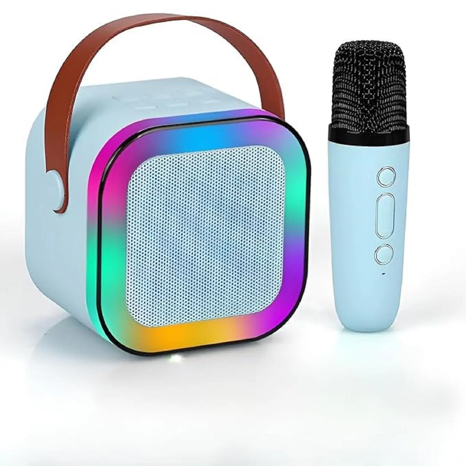 Hybite-Mini-Karaoke-Toy-5-SDL409078075-1-119f7-1.webp Hybite Mini Karaoke Toy 5 W Bluetooth Speaker Bluetooth V 5.0 with USB,Aux,SD card Slot Playback Time 5 hrs Metal - Image 1