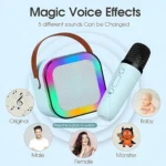 Hybite Mini Karaoke Toy 5 W Bluetooth Speaker Bluetooth V 5.0 with USB,Aux,SD card Slot Playback Time 5 hrs Metal - Image 2
